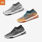Новый 2020 Mijia спортивная обувь, мужская обувь для прогулок на открытом воздухе обувь светильник дышащие вязаные мужские кроссовки несколько размеров для умные спортивные кроссовки для бега