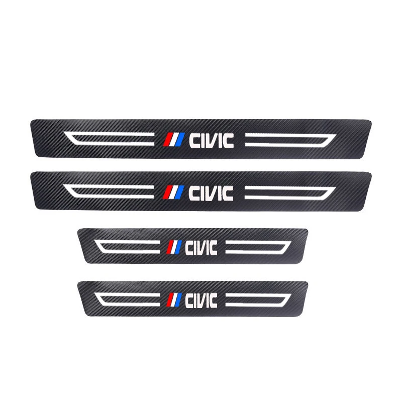

Ten generation Civic door doorsill sticker 16-20 new civic modified welcome pedal sill bar carbon fiber decorative sticker
