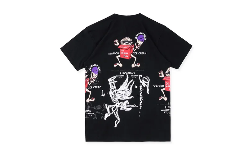 

Kanye West WWCD CPFM Smile Face Printed Women Men T shirts tees Hiphop Streetwear Cotton Casual T shirt