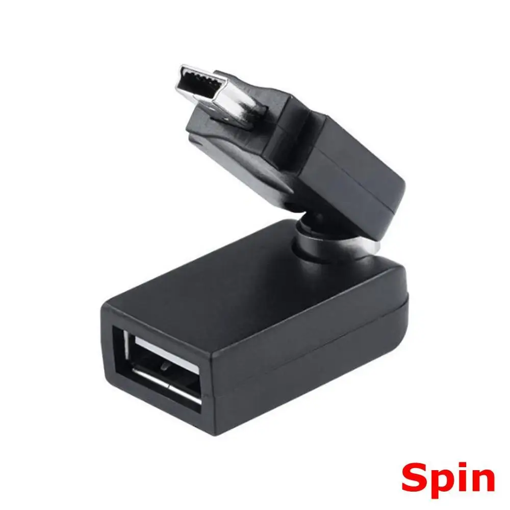 Мини USB 5-pin штекер-USB гнездо 90 градусов угловой разъем Синхронизация данных OTG
