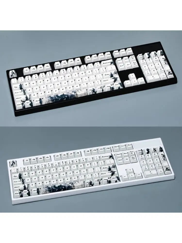 

Knight errant Keycap Ink Keycaps 5-Surfaces Dye Sub Mechanical Keyboard Keycap R9JA