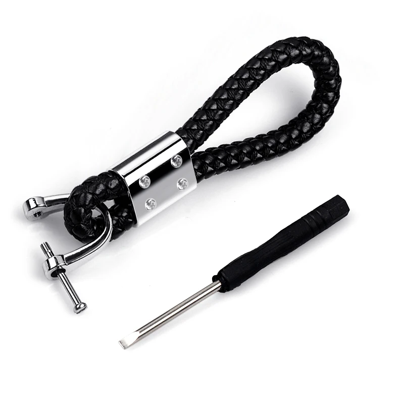 Плетеная веревка из металлического сплава брелок для автомобиля Infiniti Q50L QX70 QX50 Q70L