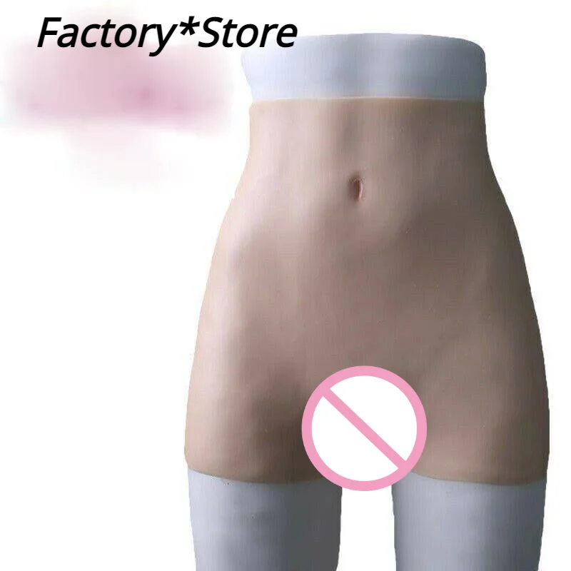 Silicone Tgirl Casual Underwear Underwear Fake Vagina Thickened Buttocks Panties