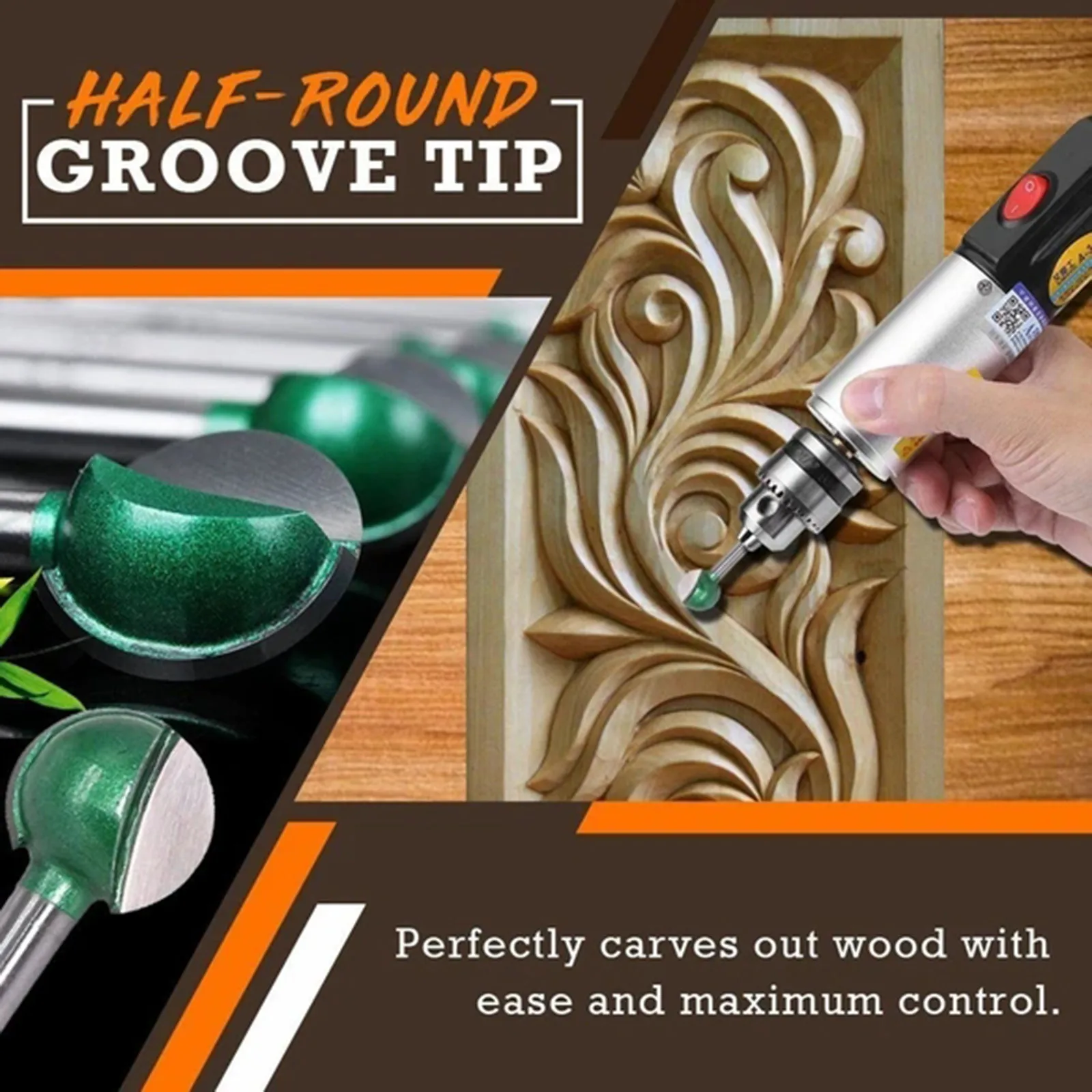 1 шт. 3 мм 6 хвостовик фреза резьба по дереву шариковый нос круглый бухта ЧПУ