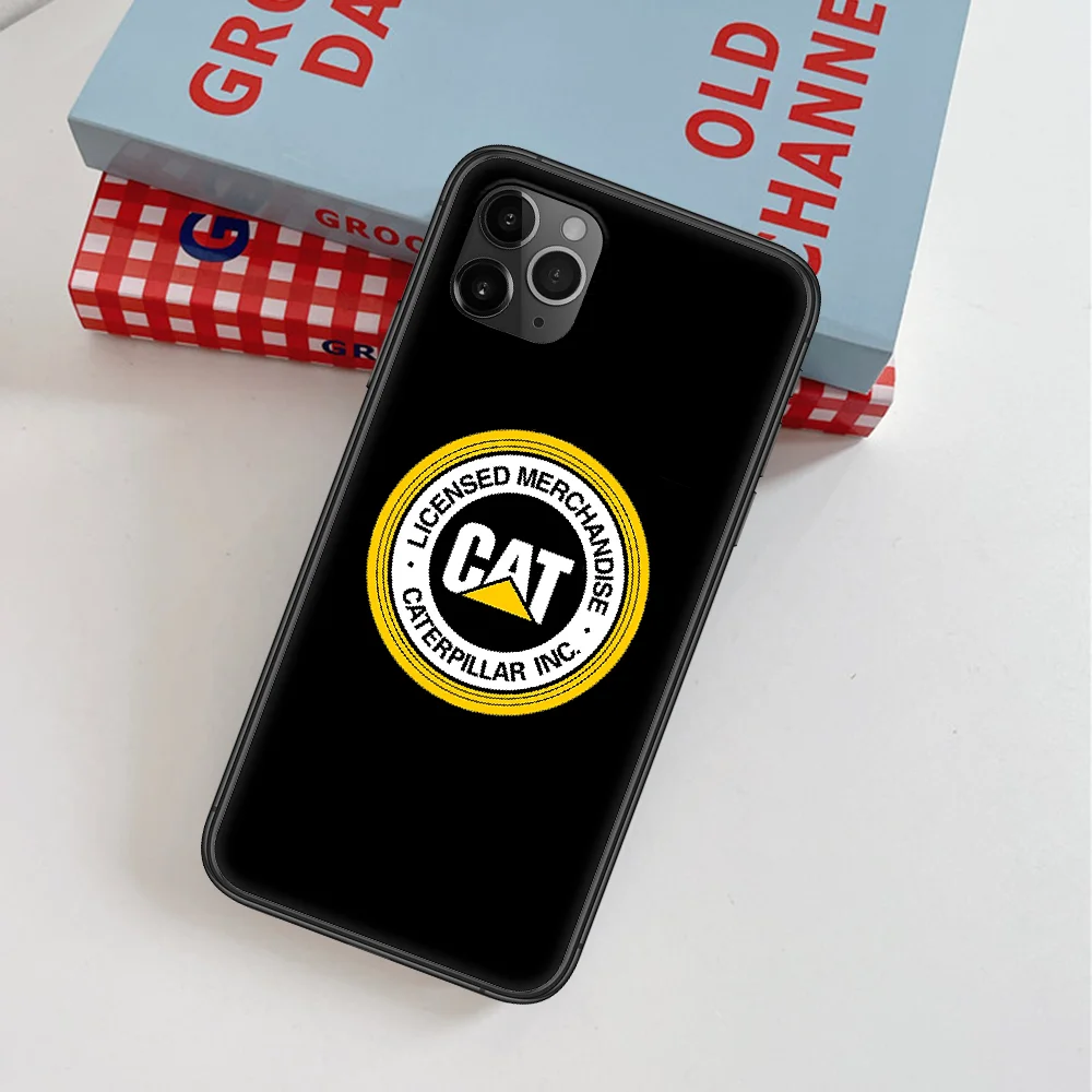 

Caterpillars CAT Cool Car Phone Case For IPhone 4 4s 5 5S SE 5C 6 6S 7 8 Plus X XS XR 11 12 Mini Pro Max 2020 black Cover Tpu