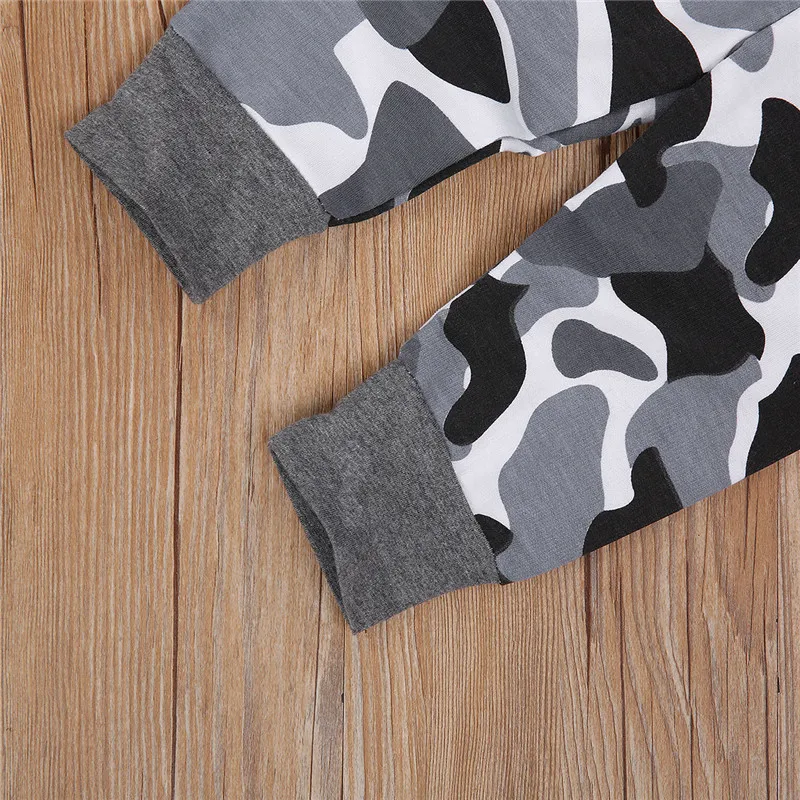 

2021 Kids Boy Clothes Autumn Winter Camouflage Sweatshirt Suit for Boys Long Sleeve Hoodies Tops Pant 2 Pcs Child Clothing