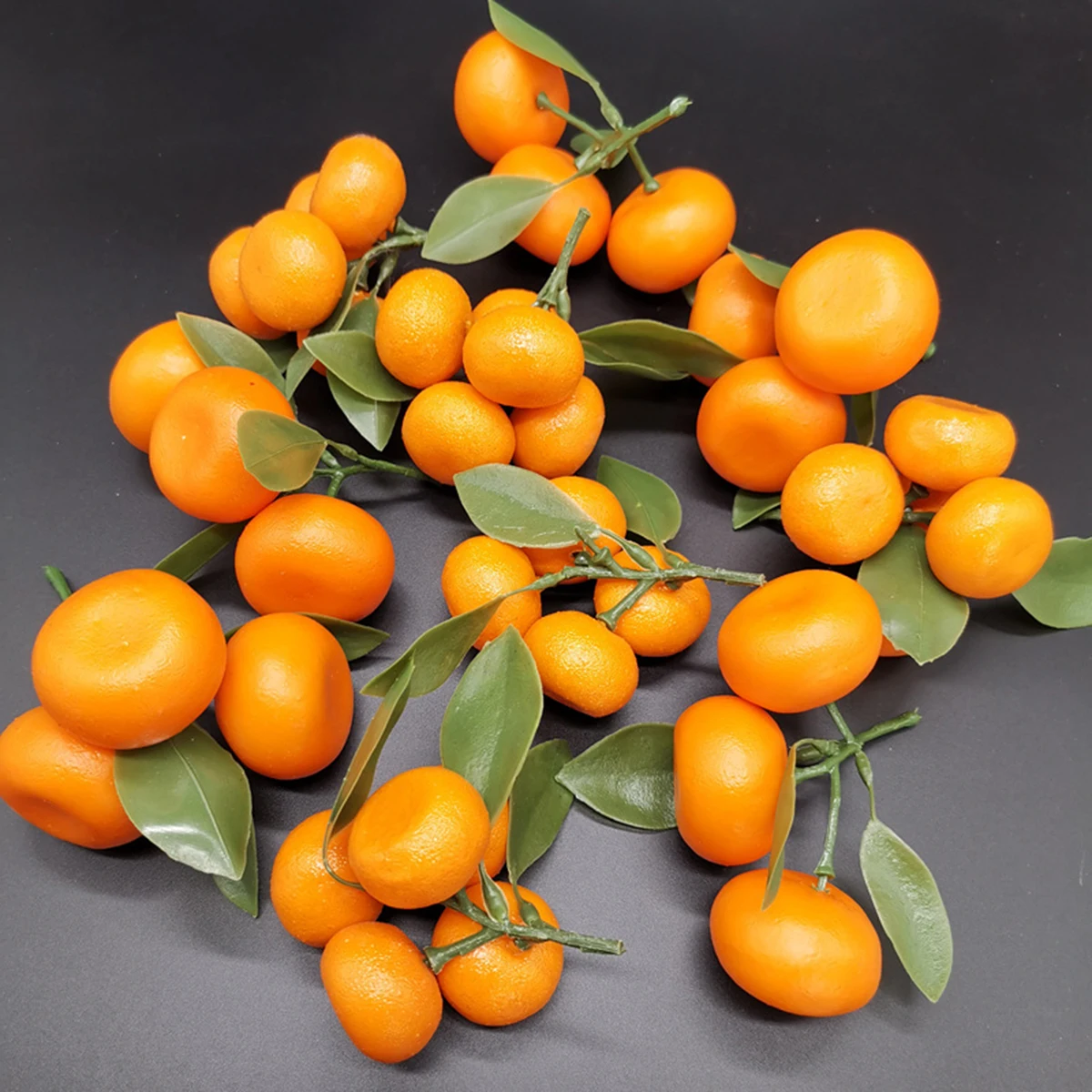 

Decorative Artificial Orange Fruit Home 2PCS Life-like Simulation Room