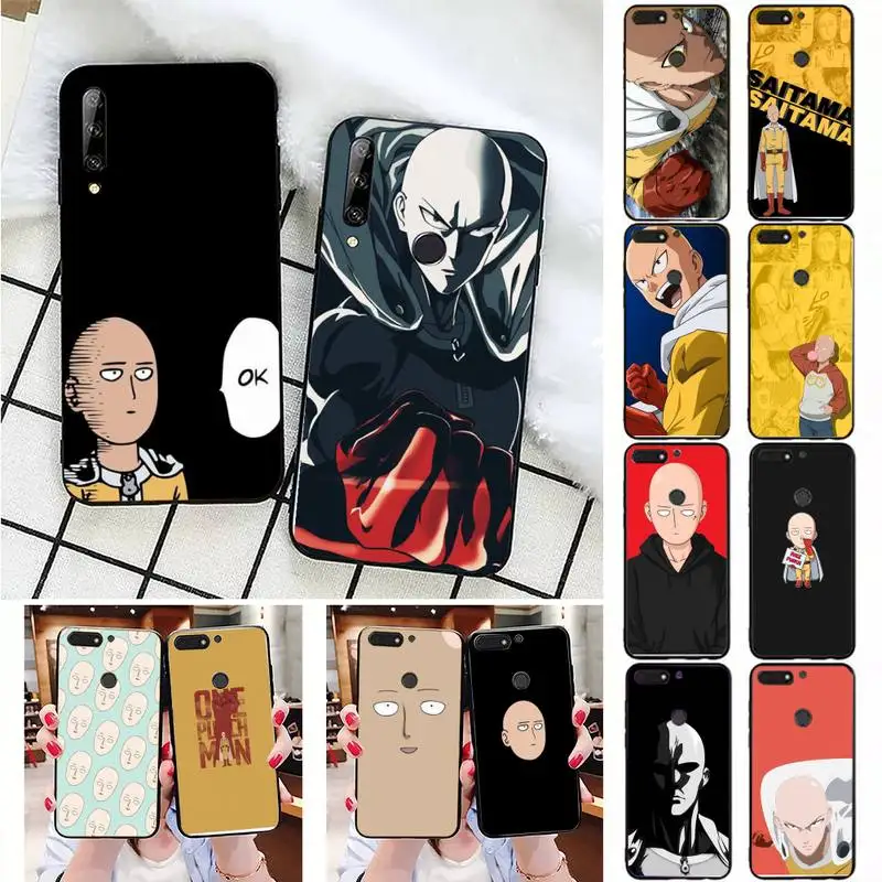 

Чехол для телефона ONE PUNCH-MAN для Huawei Honor 7A 7C 8 8x9 10 20lite Fundas Coque для Honor 10i 20i Capa