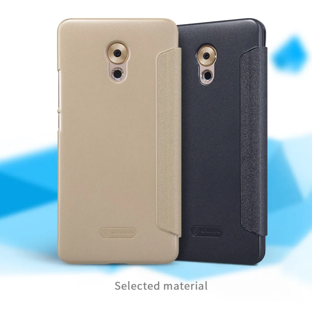 Чехол для Meizu Pro 6 Plus, блестящий кожаный чехол NILLKIN с откидной крышкой, чехол для Meizu Pro 6 Plus, роскошный брендовый кожаный чехол