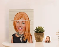 personalized women s caricature of authentic desktop wood pallet %c3%a7er%c3%a7eve 75