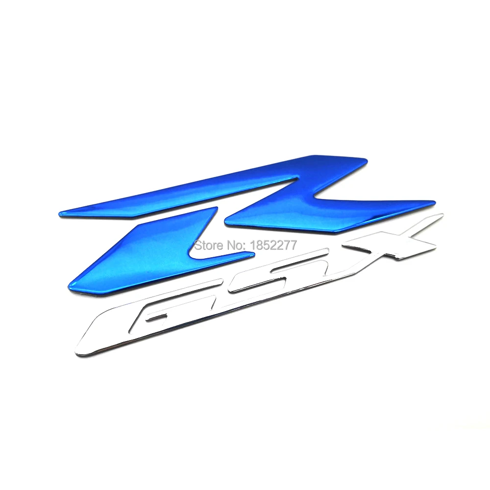 

2 pcs 3D Motorcycle GSXR Logo Emblem Stickers Decal For Suzuki Hayabusa GSXR1000 GSX-R 600 750 1300