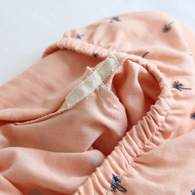 Пижамный комплект для пар хлопковый домашний костюм брюки с коротким рукавом