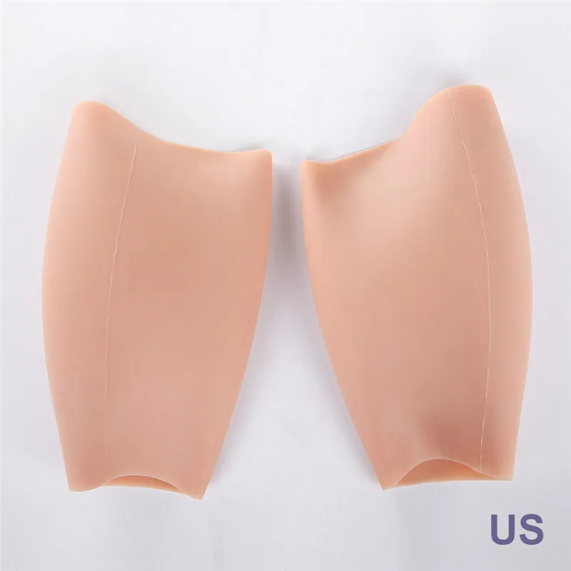 New 2600g/Pair Full Silicone Sturdy Thighs Enhancer Shaper Wear 3cm Thickness Legs Sheath For Men's Styles Stronger Cosplay Gift
