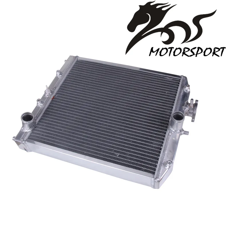 2-рядный 42 мм Алюминиевый автомобильный радиатор для Honda Civic Del Sol 92-00 AT EG/EK |