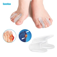 2 10pc silicone foot finger toe separator adjuster hallux valgus pedicure corrector feet care bunion bone thumb valgus protector