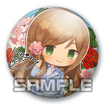 Забавные железные булавки значок аниме с цветком из Хеталии 58 мм | Украшения и