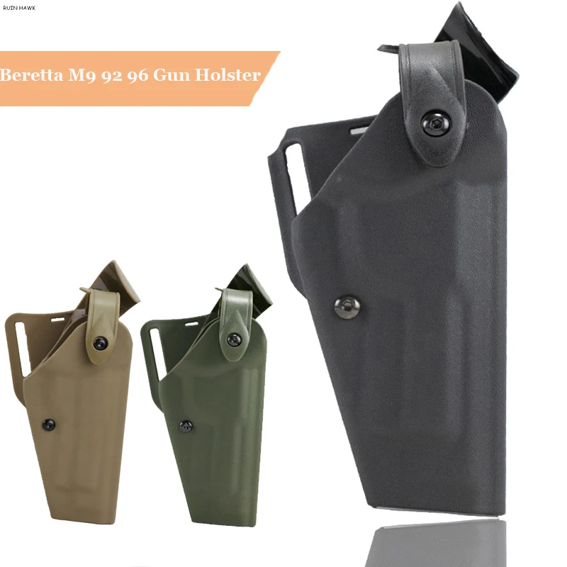 

Tactical Gun Accessories Right Hand Military Army Police Combat Pistol Gun Holster For Beretta M9 92 96 Gun Hunting Gun Case