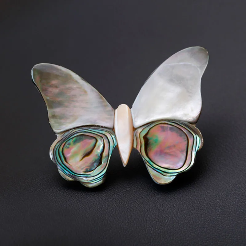 

Colorful High-grade Shell Material Butterfly Brooches Women Men Brooch Dress Jewelry
