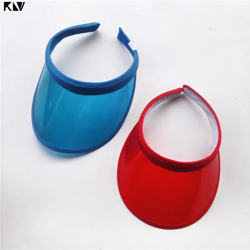 Шляпа с открытым верхом и широкими полями из ПВХ пластика|Мужские шляпы от