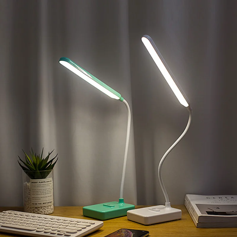 Настольная лампа с Usb-зарядкой светодиодная для чтения регулируемой яркостью