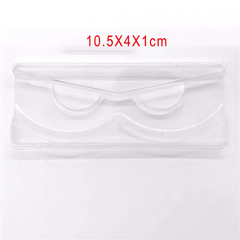 Оптовая продажа 100 шт./упак. прозрачные ресниц лотки Пластик норки держатель для