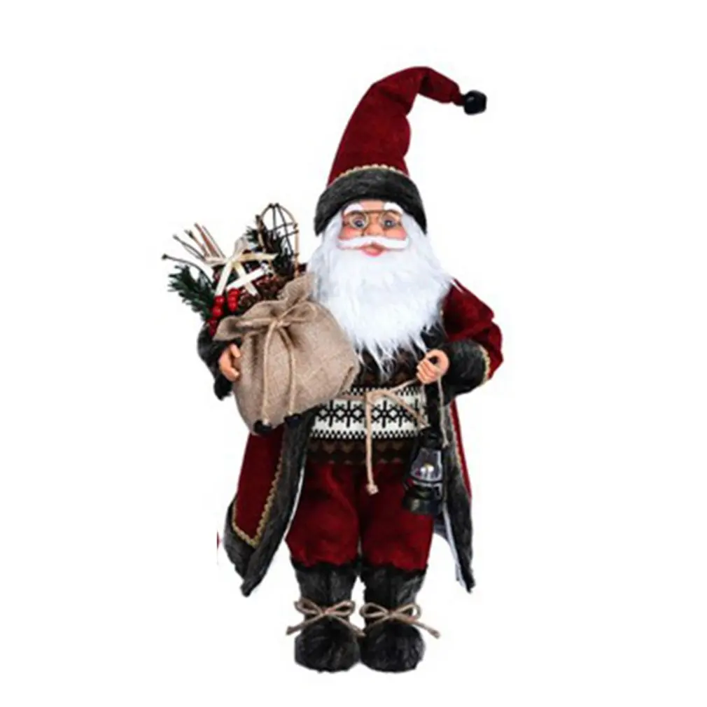 

Cloth Santa Claus Doll Decoration Creative Decoration Pendant Hohliday Gift Birthday Gift Christmas Ornament