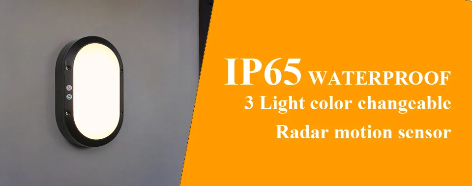 10 Вт 22 Led 800Lm садовый современный светодиодный наружный настенный светильник s бра светильник контроль радар Датчик движения настенный светильник