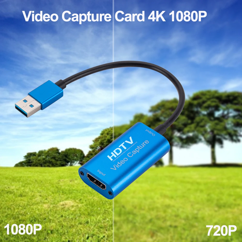 Карта видеозахвата USB 1080 4K P HDMI-совместимая с | Компьютеры и офис