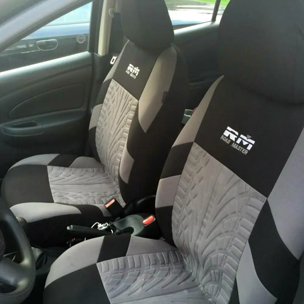 RM Вышитый Чехол для большинства автомобильных дышащих чехлов сидений четыре