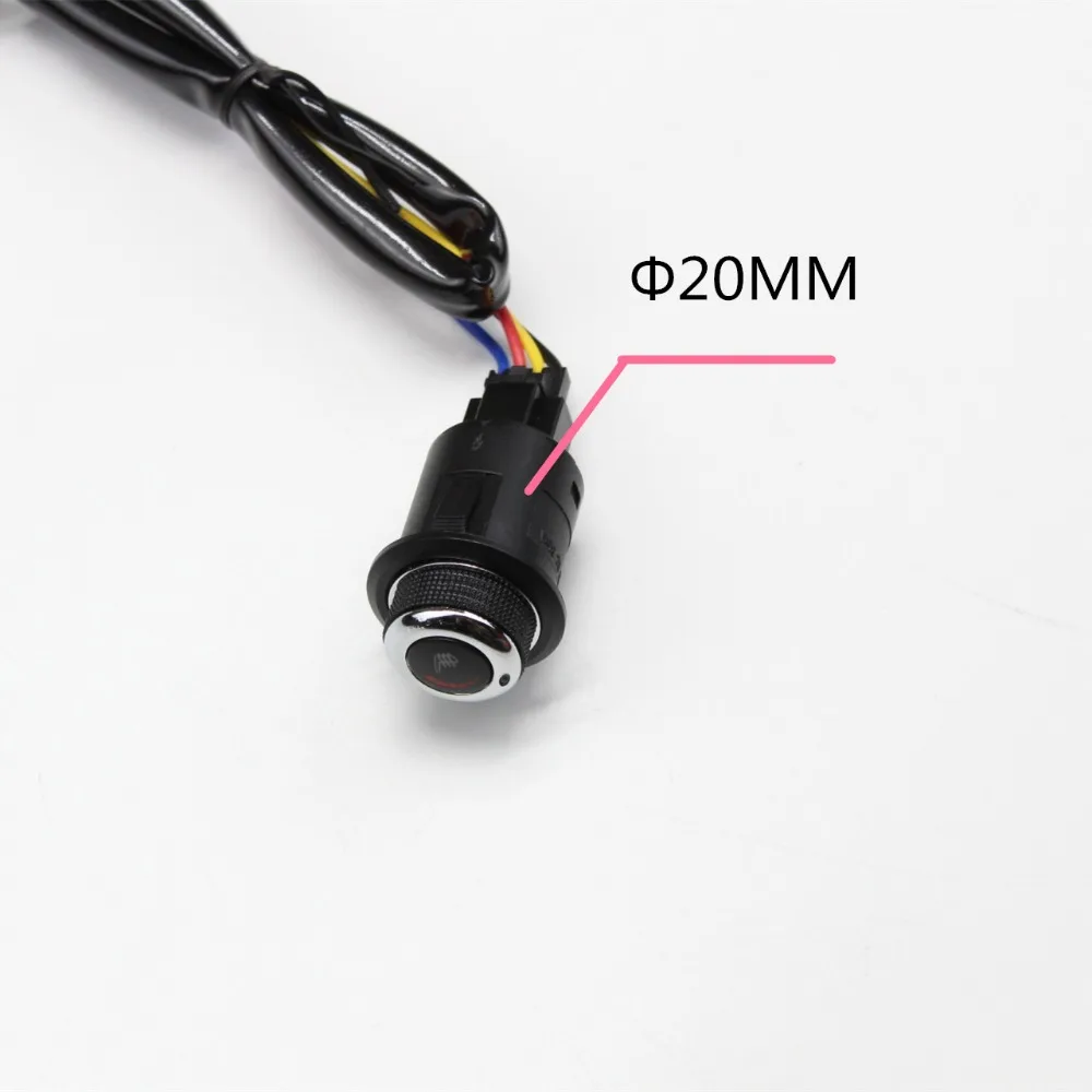 12v с подогревом из углеродного волокна для автомобилей Suv обогреватели+ 6 положениями переключателя Поворотный переключатель кнопки сиденья подогреватель поддержка