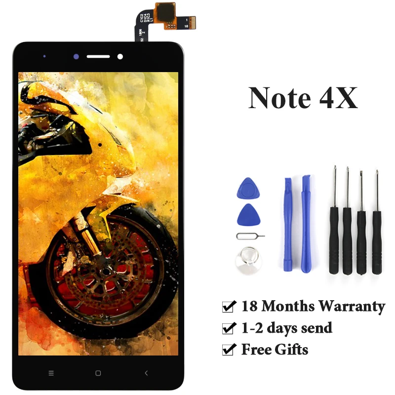 5 &quotдюймовый ЖК экран для Redmi Note 4X LCD глобальная версия высшее качество дисплей