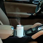 Автомобильный увлажнитель воздуха, ультразвуковой тихий распылитель с питанием от USB, с ночником и светодиодной подсветкой