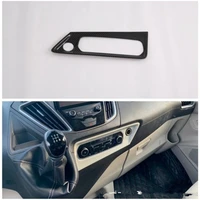 carbon fiber abs car front dashboard ac switch button frame cover trim fit for ford transit 2017 ford tourneo custom 2016