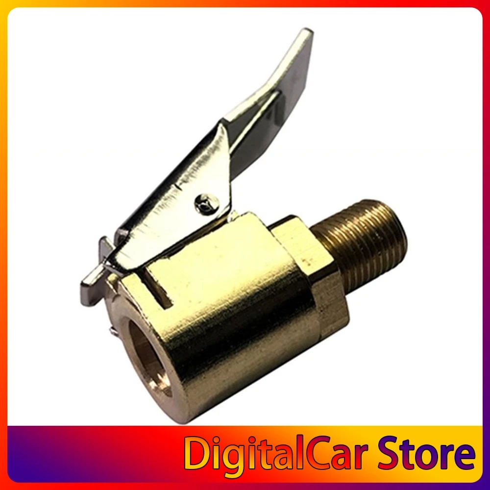 

1PC Car Auto Brass 8mm Tyre Wheel Tire Air Chuck Inflator Pump Valve Clip Clamp Connector Adapter car accessories