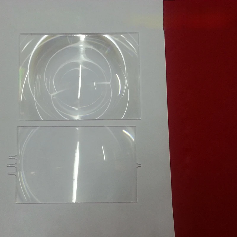 2 шт. Пластик прожектор с линзой Френеля фокусное расстояние объектива Длина 185 мм