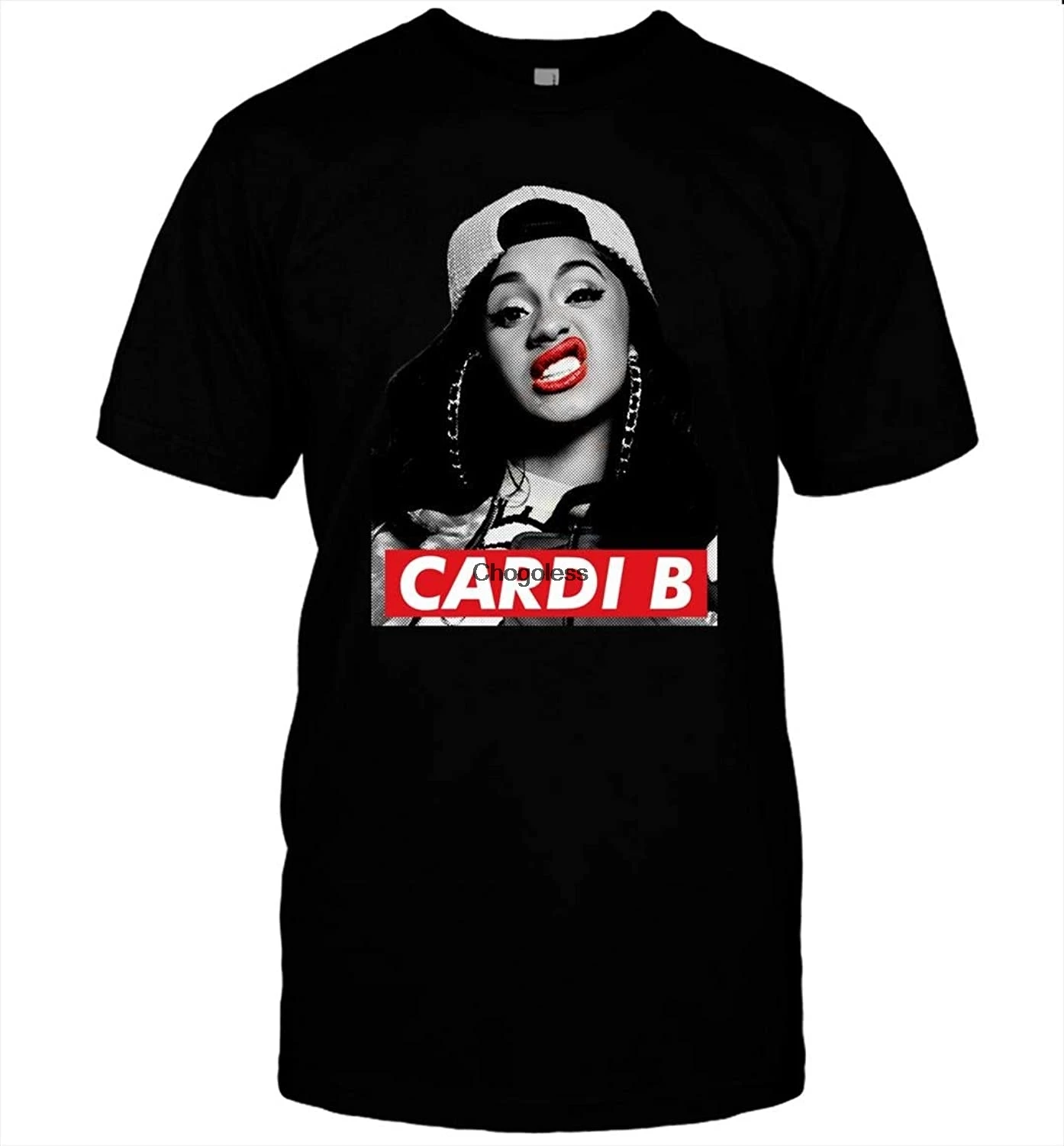 

Cardi B Rapper t Shirt t Shirt DMN Black