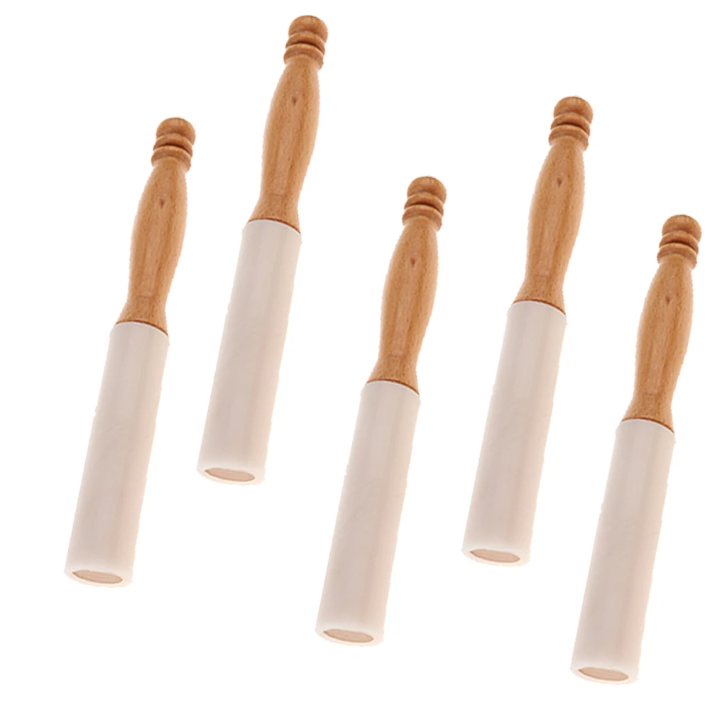 

Изысканная 5 шт. резиновая Поющая чаша Strikers Sticks музыкальная Пирамида Mallets