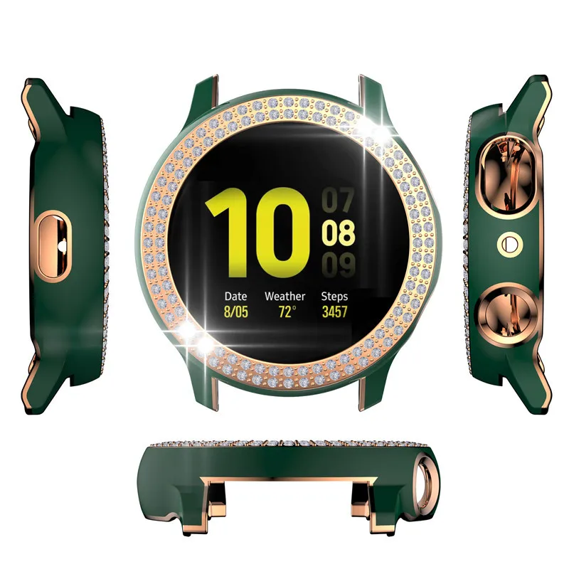Чехол для часов Samsung galaxy Watch active 2 40 мм 44 гальванизированный чехол с алмазным