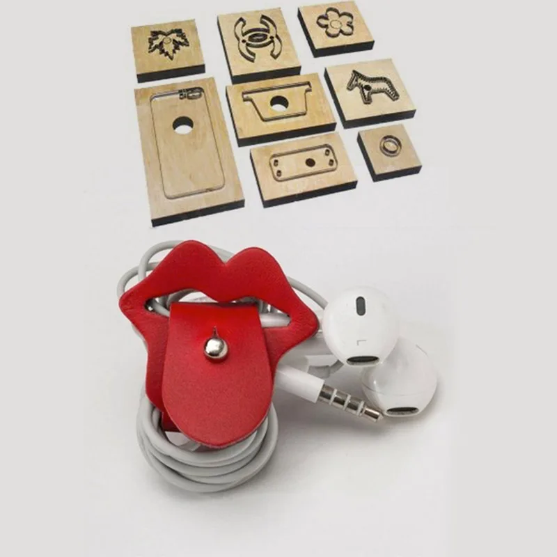 Японское стальное лезвие сделай сам кожа ремесло губы поцелуй дизайн проволока