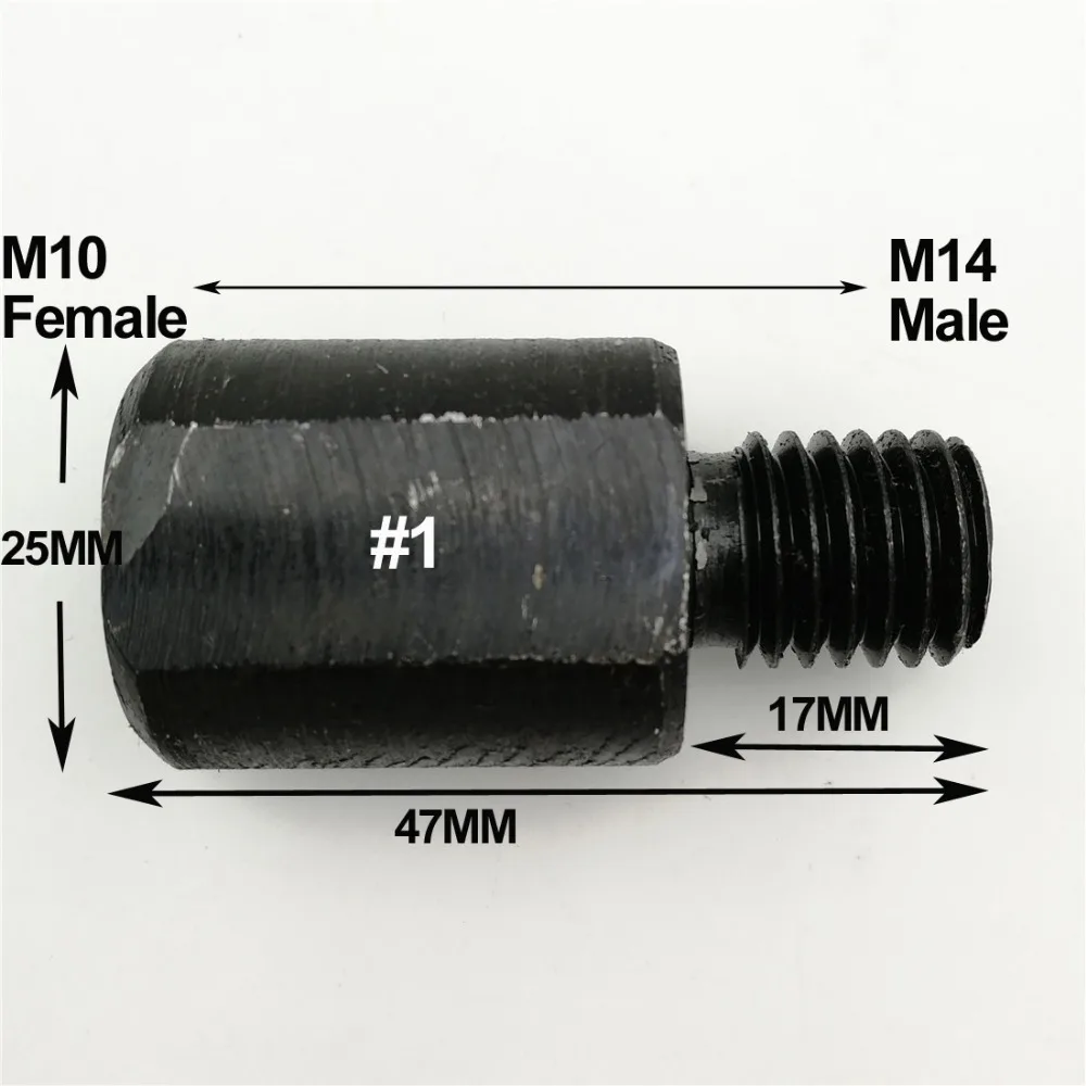 SHDIATOOL различные резьбовые Алмазные коронки адаптер M14 к M10 или M14 к 5/8 или 5/8 к M14 шлифовальный круг Соединительный конвертер