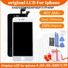 Дисплейный модуль для iPhone 4S, 100% оригинальный, для iPhone 5S, 6S, 7 Plus, 6, 8P