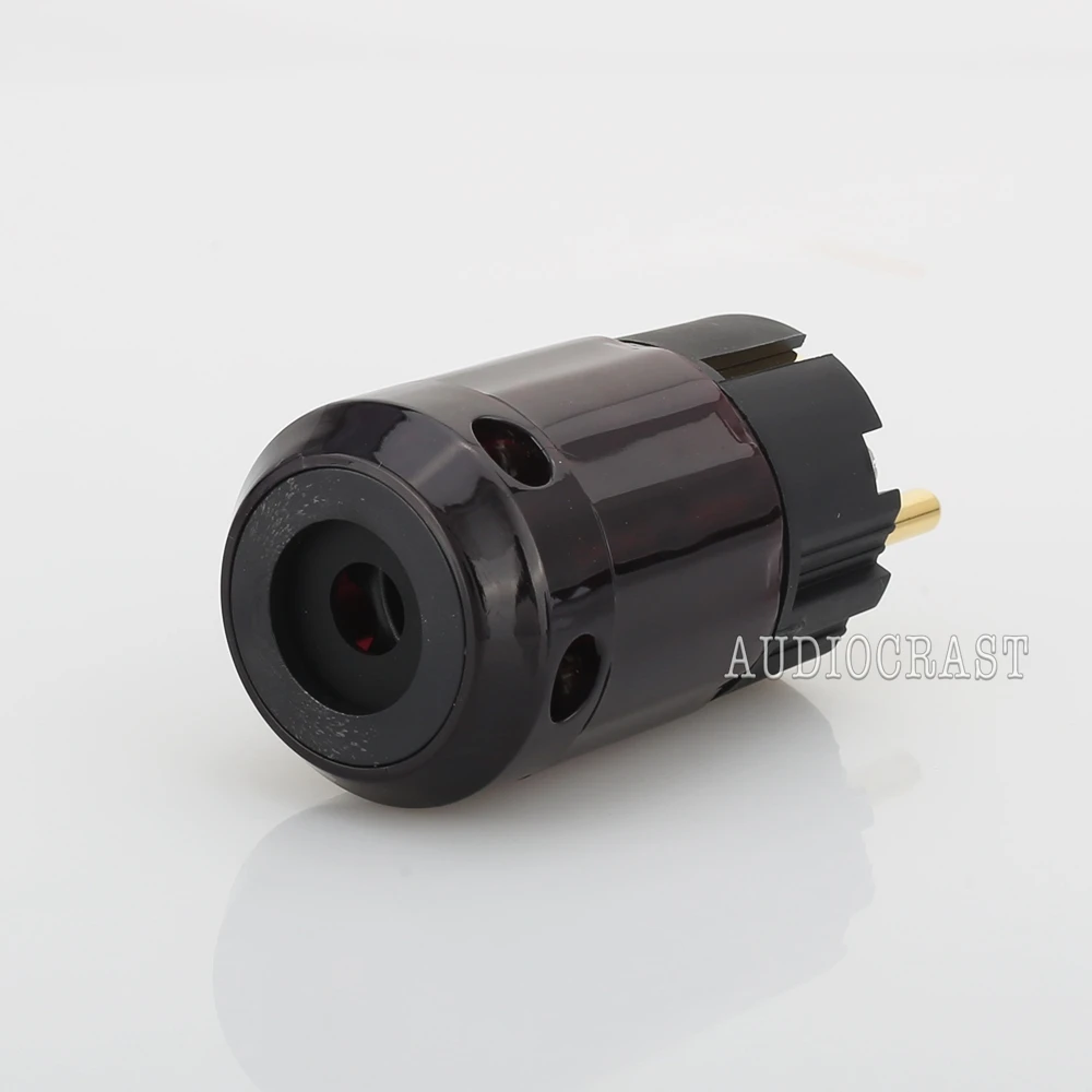 Привет конец пара P-079E+ C079 24k позолоченный ЕС разъем питания ac шнур питания Вилки