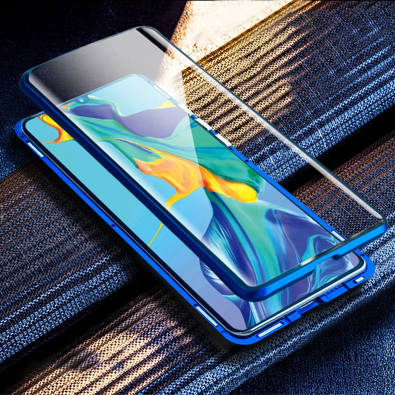 360 полная защита металлический флип чехол для samsung Galaxy A10 M10 Магнитная поглощающая