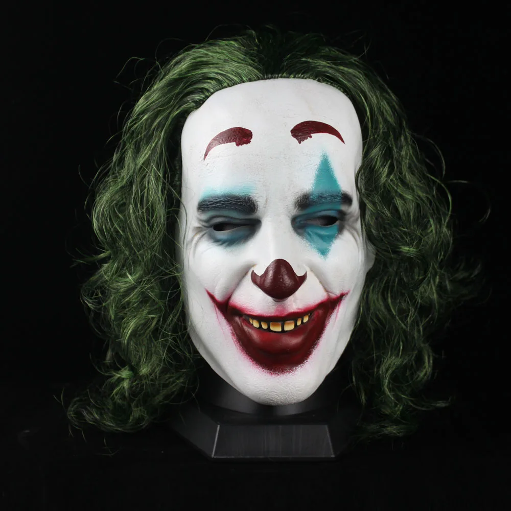 Joker001 Фильм Джокер Артура флека Косплей Маска Хоакин Феникс маски Хэллоуин Карнавал вечерние реквизит - Цвет: Joker001