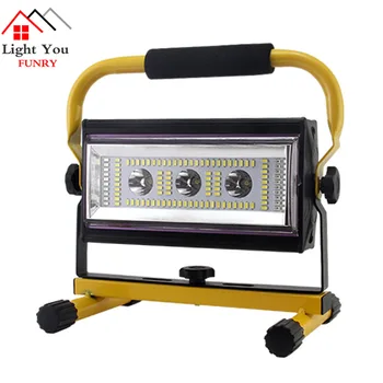 2018 new USB charging treasure dimmable work light flood light outdoor camping light portable portable lamp stall lamp