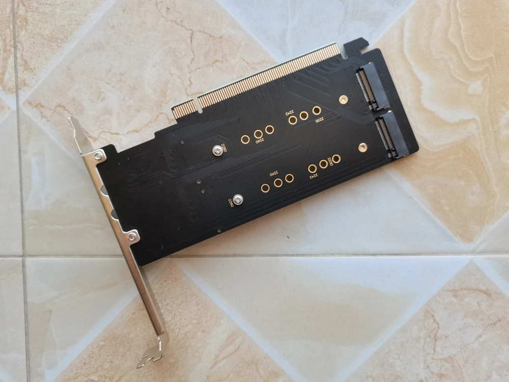 pci express 30x16 4 порты и разъёмы m 2 nvme ssd raid адапт