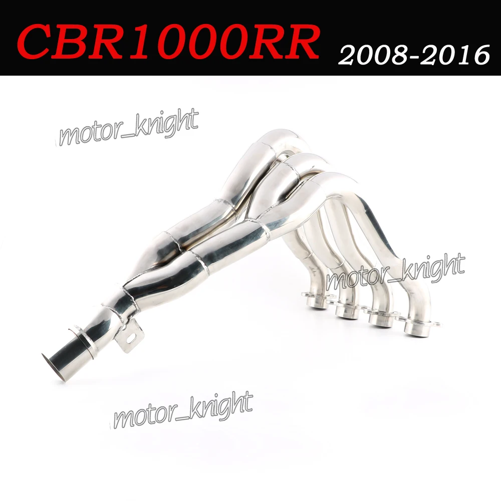 CBR1000RR 2008 16 глушитель из нержавеющей стали для мотоцикла соединительная передняя