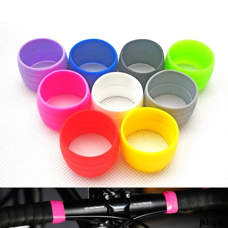 Силиконовый чехол на руль дорожного велосипеда с фиксированным кольцом