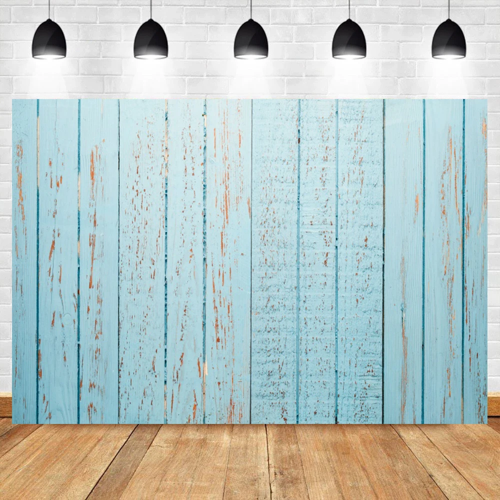 

Laeacco голубой фон для фотосъемки Весенняя синяя деревянная стена свадебная фотография детские фоны фотосессия для фотостудии