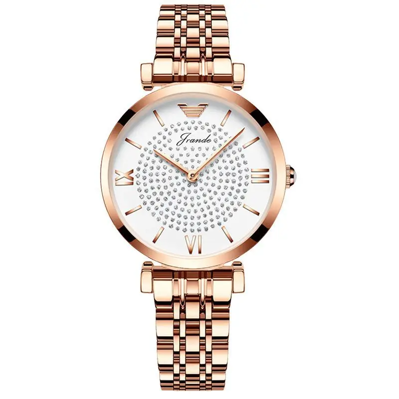 

Grande Genuine Brand High-End Lady Full of Star Watch for Women Students Waterproof Quartz Female Watch Relogio Feminino